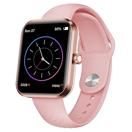 beatXP Marv Aura 1.83 HD Display Bluetooth Calling Smart Watch, Metal Body, 240 * 284 px, 500 Nits, 60 Hz Refresh Rate, Always On Display, 100+ Sports Modes, 24x7 Health Tracking, IP67 (Rose Gold)
