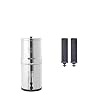 Berkeley Large Gravity Water Filter for Travel with 2 Black Berkeley Water Filter Elements