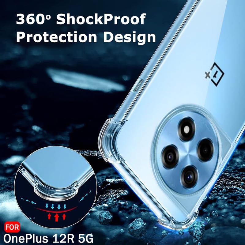 Image of Case Creation Brand - Mobile Cover for Realme 12 Pro (Soft & Flexible Back Case), Transparent