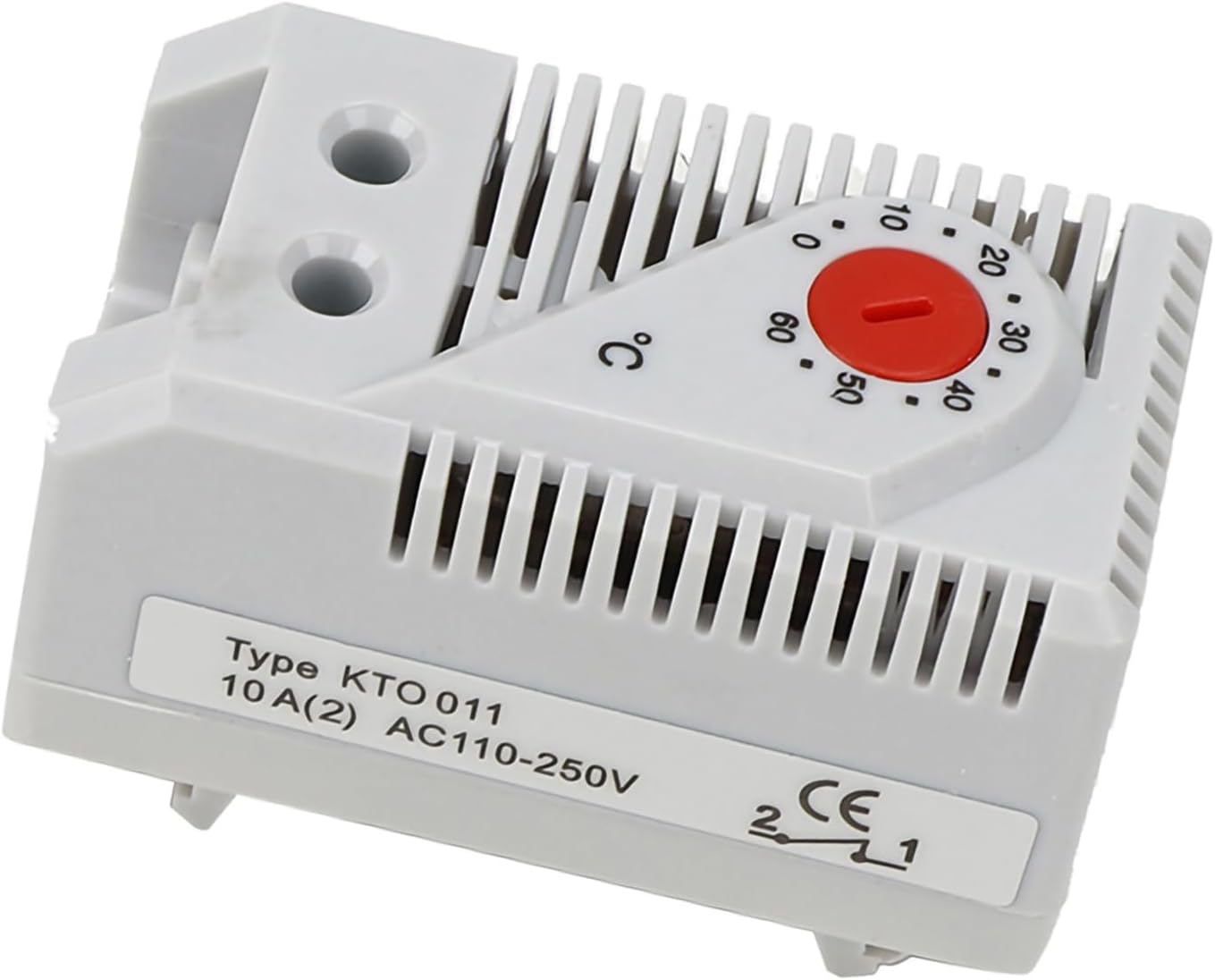Mechanical Thermostat, 0-60 Adjustable Normally Close Temperature Controller Switch(KTO011)
