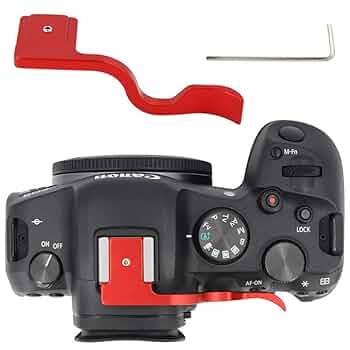 新品 キヤノン Canon EOSR6用ハンドグリップ（黒檀/エボニー） WEPOTO Canon R5/R5C/R6/R6 Mark II カメラハンドルグリップ