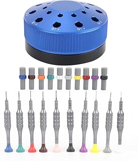 Watch screwdriver set, 10 pieces watchmaker screwdriver precision magnetic screwdriver watch strap remover screwdriver for computers glasses watches