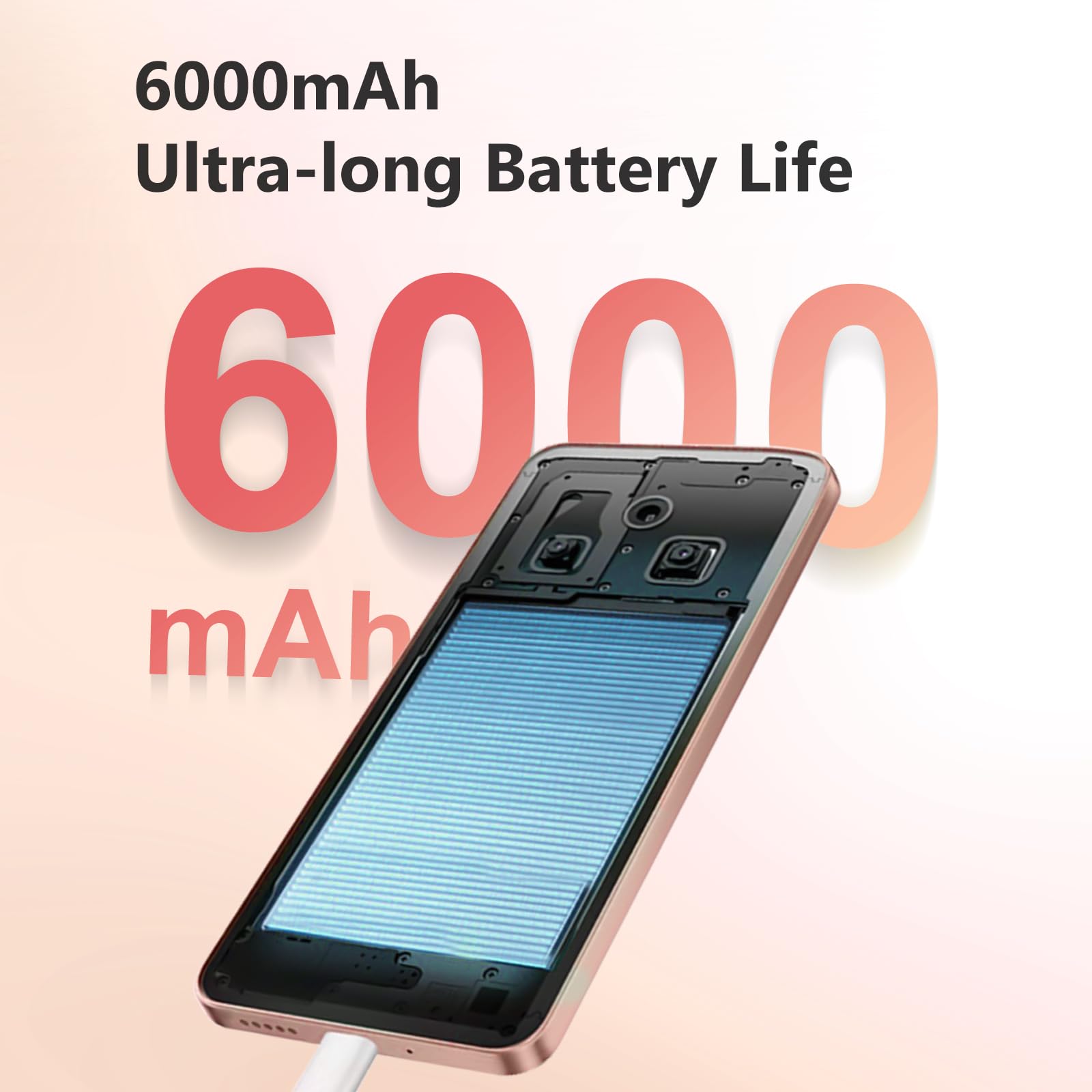 XIAOMI Redmi 15C 4+128GB Smartphone, Display 6.9" HD+ 120Hz, Batteria 6000mAh, Fotocamera 50MP, Processore Octa-Core, Supporta la ricarica rapida da 33 W, Senza Caricatore-Arancione crepuscolo