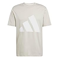 Adidas Homme Essentials Big Logo Single Jersey Tee, Wonder Alumina/White