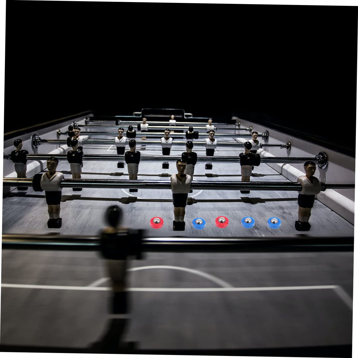 Mikikit 16 Pcs Shuffleboard Tabletop Game Accessory Set Rolling Beads Beads for Table Soccer Machine Accessories