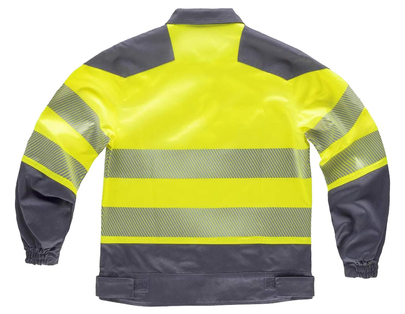 Teamwork WorkTeam Cazadora de Alta Visibilidad, Tejido Elástico Bidireccional por Construcción, Combinada con Cintas Reflectantes Segmentadas. Unisex