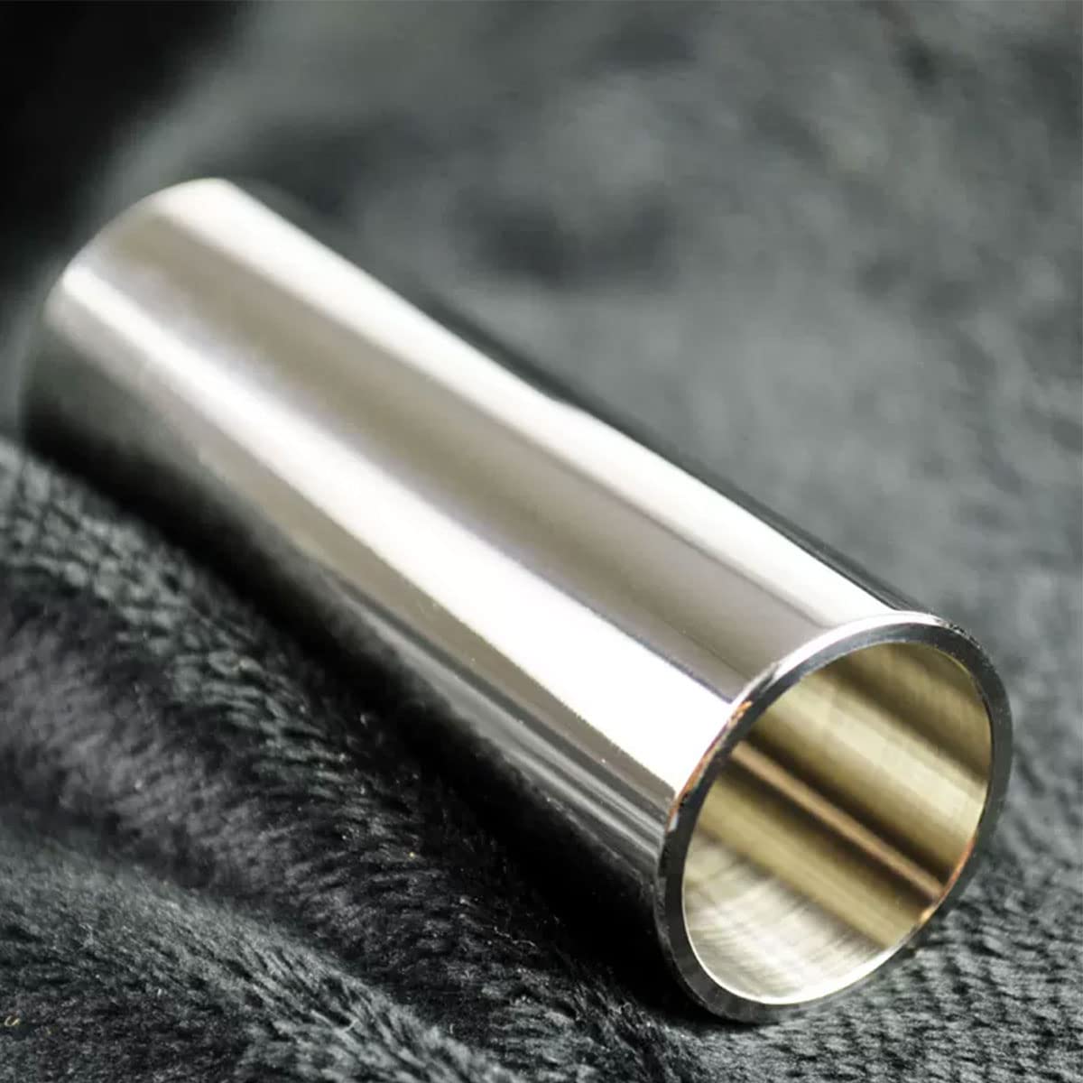 Guitare Slide, Slide de Guitare, Diapositives de Guitare, Bottleneck Slide Guitar, Slide Bottleneck en Acier Inoxydable, Slider Guitaren Instrument Accessoire pour Basse Guitare ElectriqueAcoustique