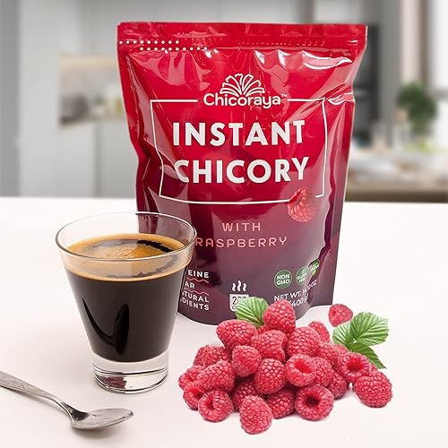 Miniatura 6 de CHICORAYA Café de achicoria instantáneo, lo mejor para descafeinado y dieta, mezcla de bebidas cetogénicas y veganas, alternativa de sustituto de