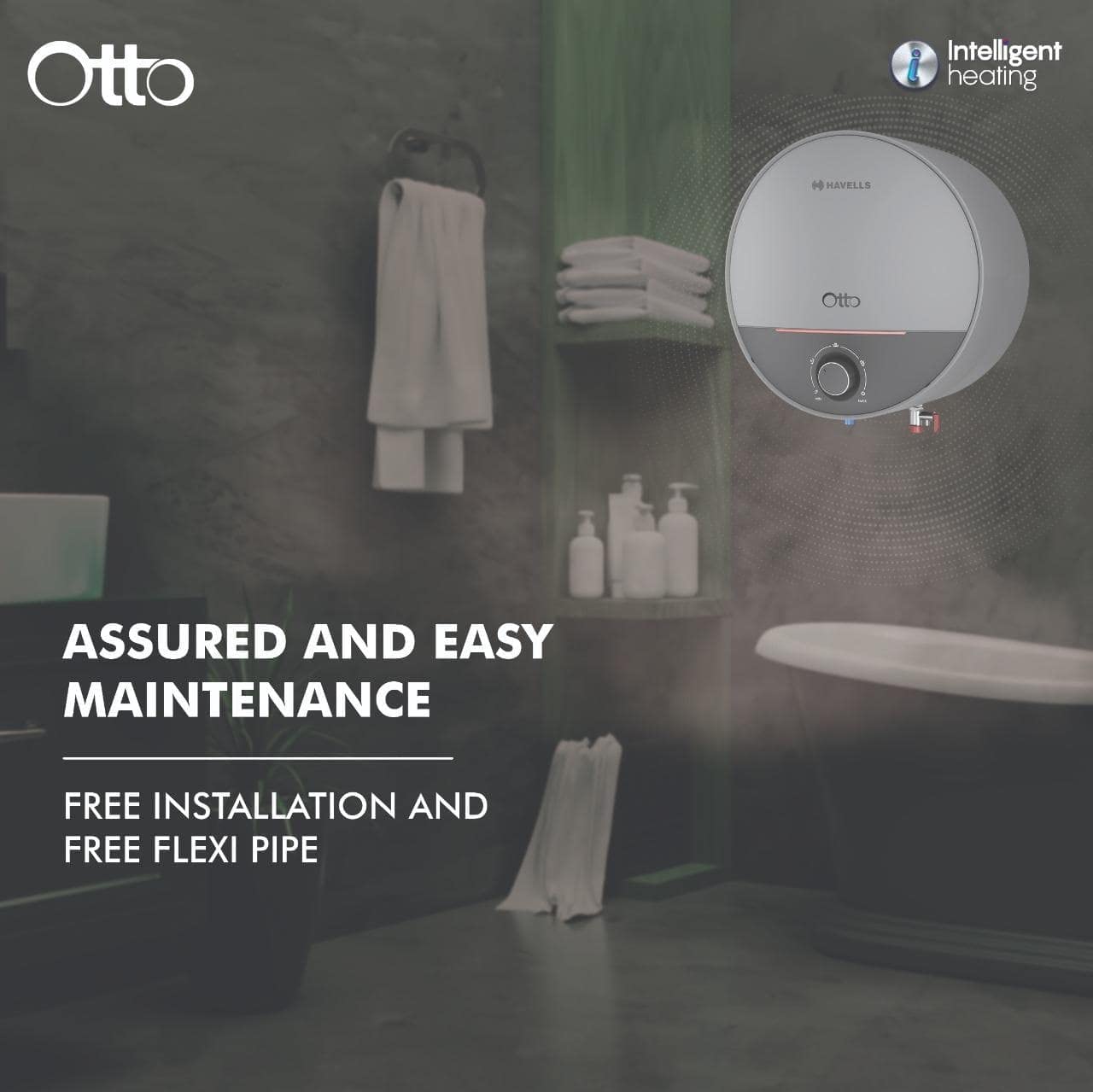 Buy Havells Otto 5 Star 25 Litre Storage Water Heater (Silvery Grey), Wall  Mounting Online at Low Prices in India - Amazon.in