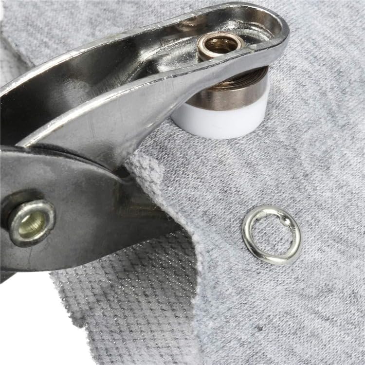 RIDHMIN Snap Buttons Kit - Metal Fasteners with Hand Pliers Tool & Machine Press - Thickened Five-Claw Buckle for Baby, Children's Clothing, Sewing, and Crafting Projects 200 Set 2