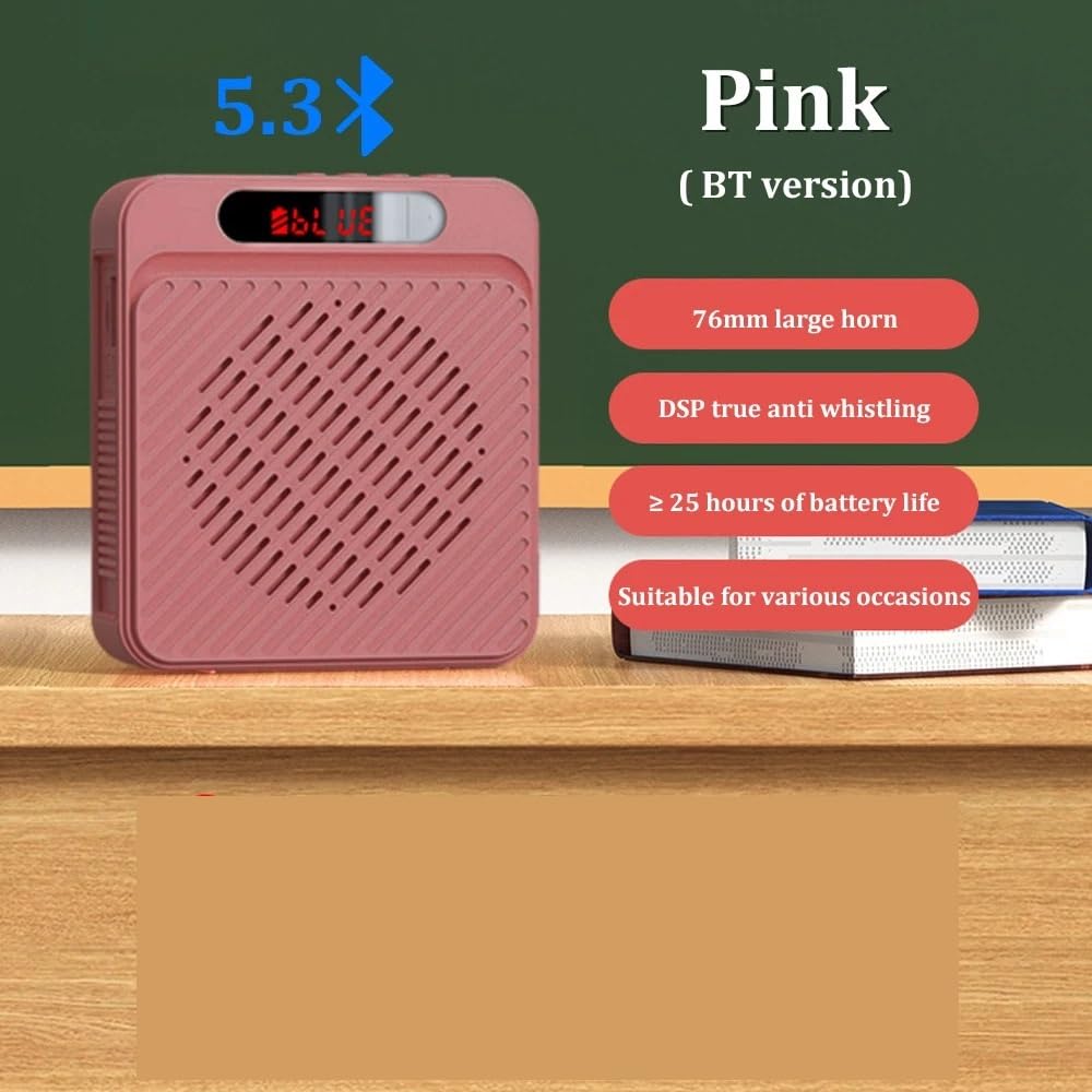 Amplificador de Voz, Presidente Personal portátil Multifuncional de la Voz del Amplificador 18W 2200mAh Bluetooth