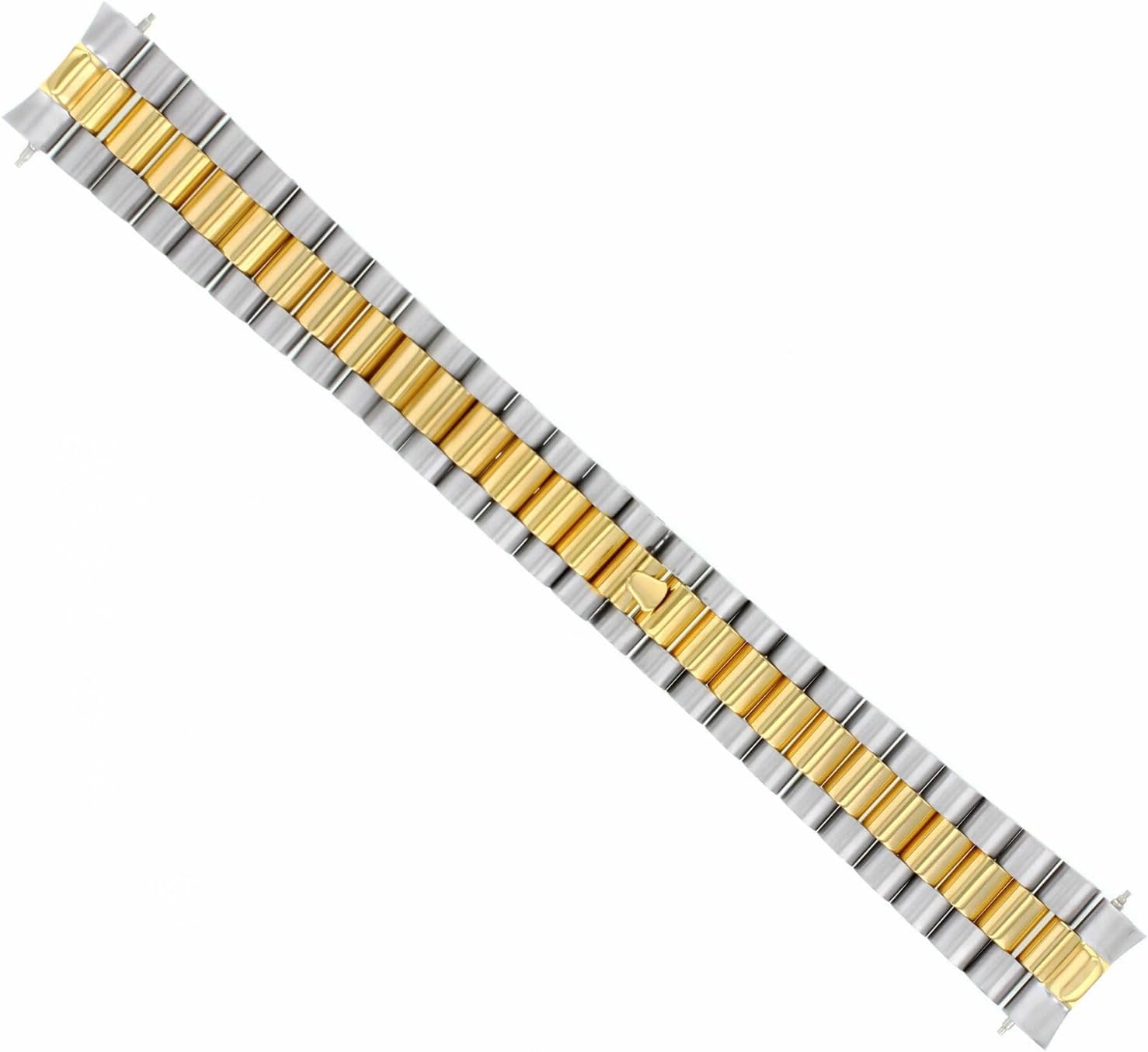 Ewatchparts President Watch Band Compatible With Rolex Datejust 18038 18039 18239 Watch 20mm Two Tone