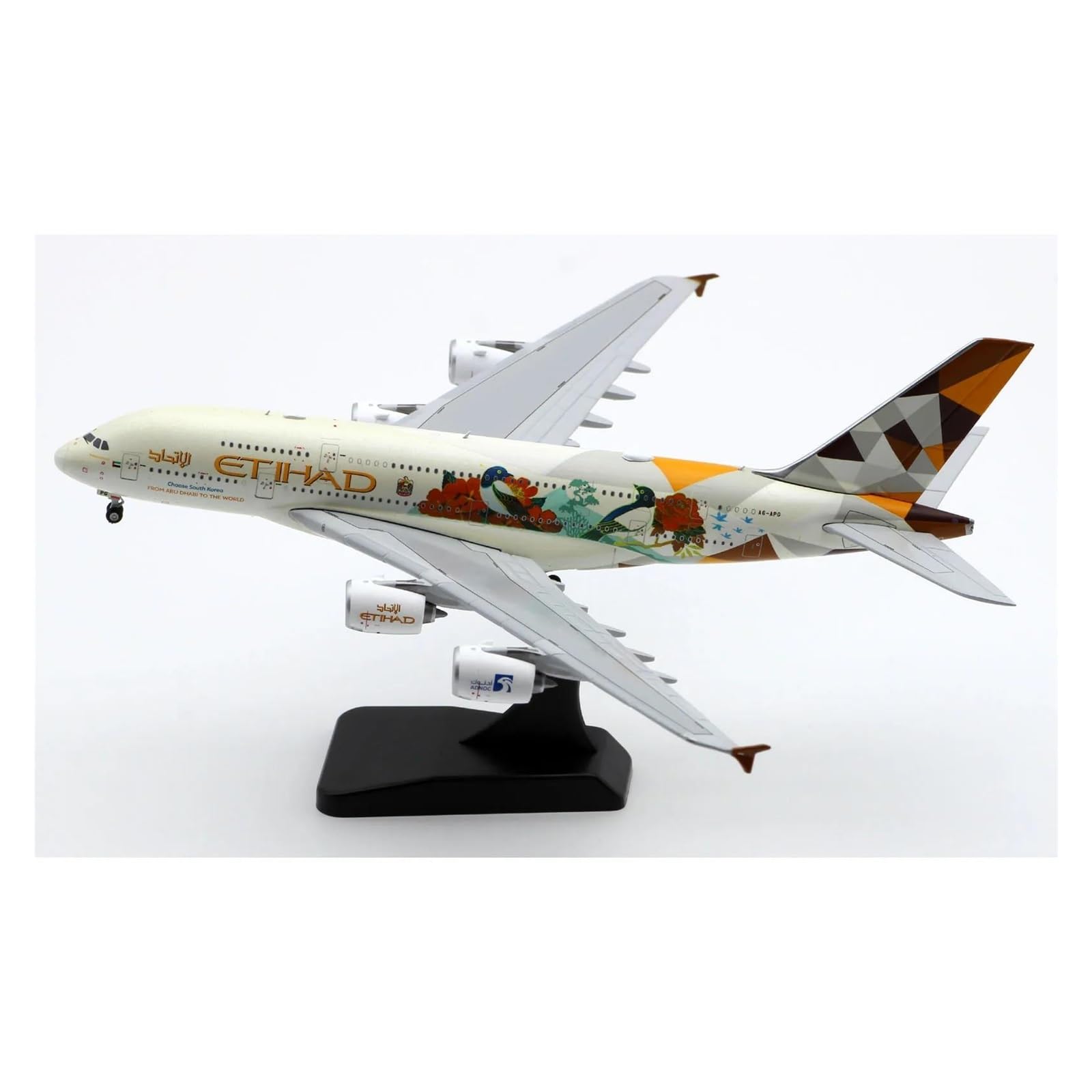 Amazon.com: Modelo de avión a escala 1:400 para Etihad Airways