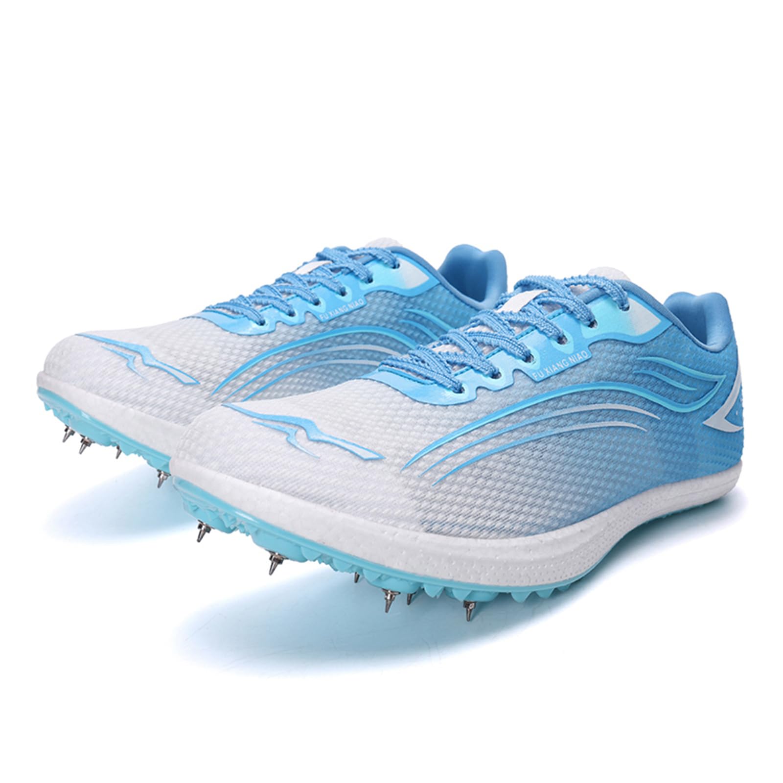 JiuQing Leichtathletik Schuhe Herren Damen 7 Spikes Laufschuhe Rennsport-Sneaker Leicht Bequem Springspikes Für Kinder
