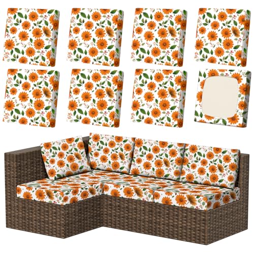 Large Patio Outdoor Cushion Covers, Stretch Couch Chair Furniture Slipcover