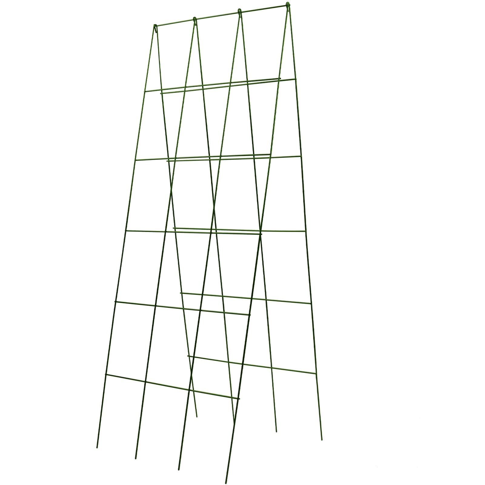 48" Hx 18" L Cucumber Trellis for Garden A Frame Plant Support for Raised Bed, Outdoor Indoor Plant Garden Trellis for Climbing Plants (2 Packs)