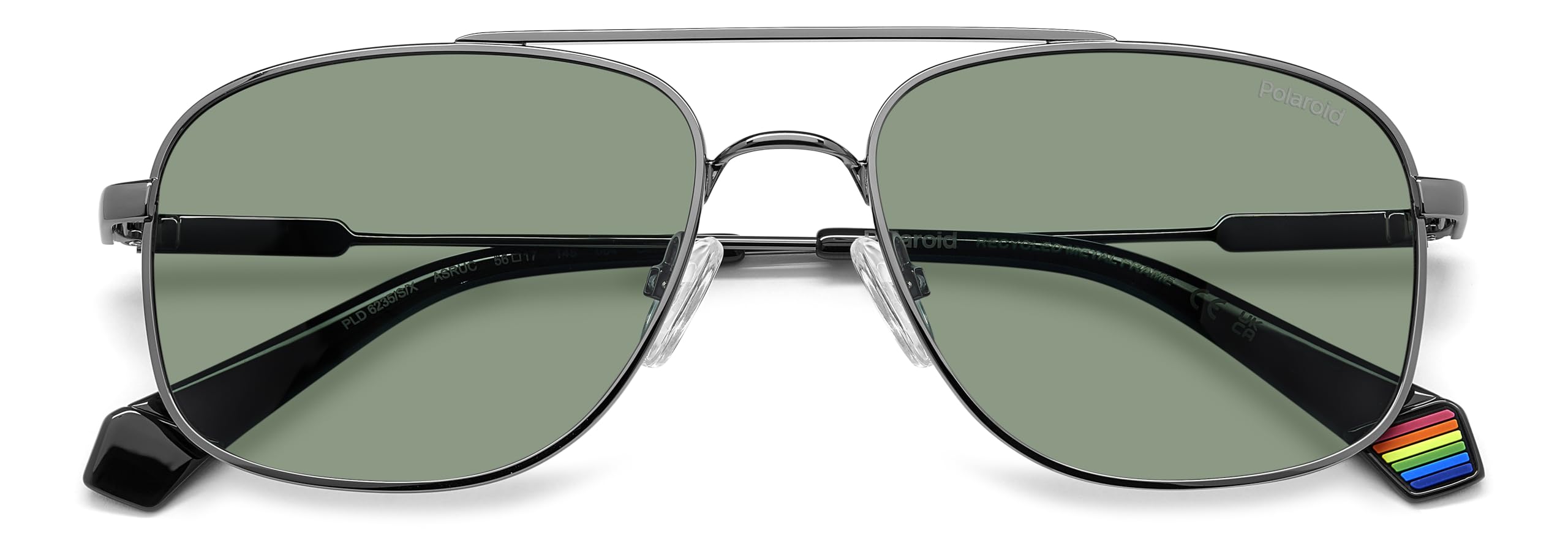GAFAS POLAROID - Modelo: PLD 6235/S/X_ C: DARK RUTHENIUM GREEN/Eye size: 56 - Bridge size: 17 Cura della persona e salute