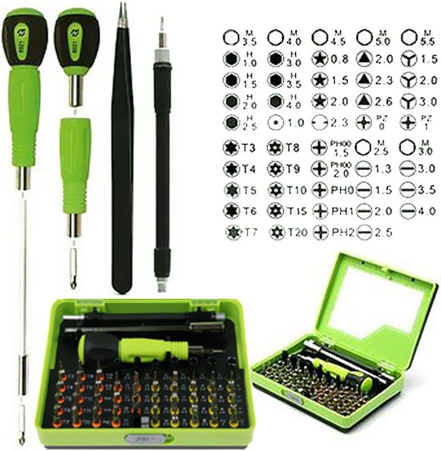 New (Set of 54) Electronics Auto for Precise and delicate works Multi-Bit Precision Torx Screwdriver Radio Phone Repair Tool Set