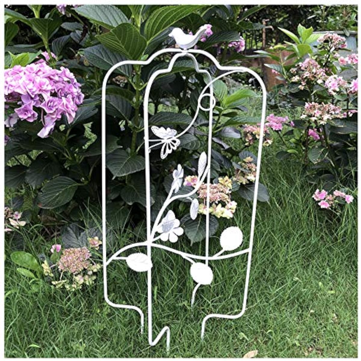 超安い販売中 金属鳥ガーデントレリス屋内植物花つるを登るための登山スタンドさびない庭のフレームバラのトマトエンドウ豆のツタのキュウリのための屋外鉢植えのサポート 購入 品 Littleshopp Com