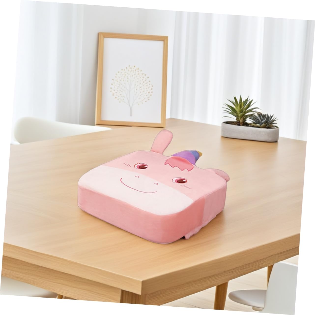 PRETYZOOM Height-Enhancing Dining Chair Comfortable Cushion Detachable Booster Seat Pad for Boys and Girls Non-Slip Bottom for Kitchen Table Use
