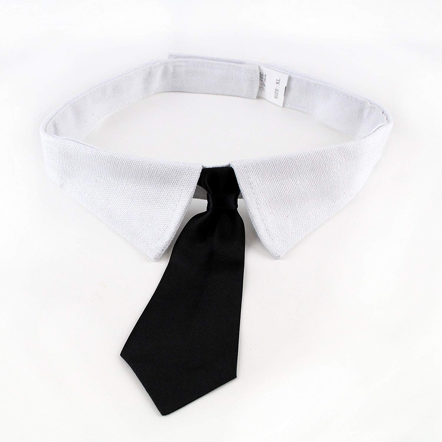 Midlee Cravatta per cani formale nera con collo da 48,3-58,4 cm (XL)