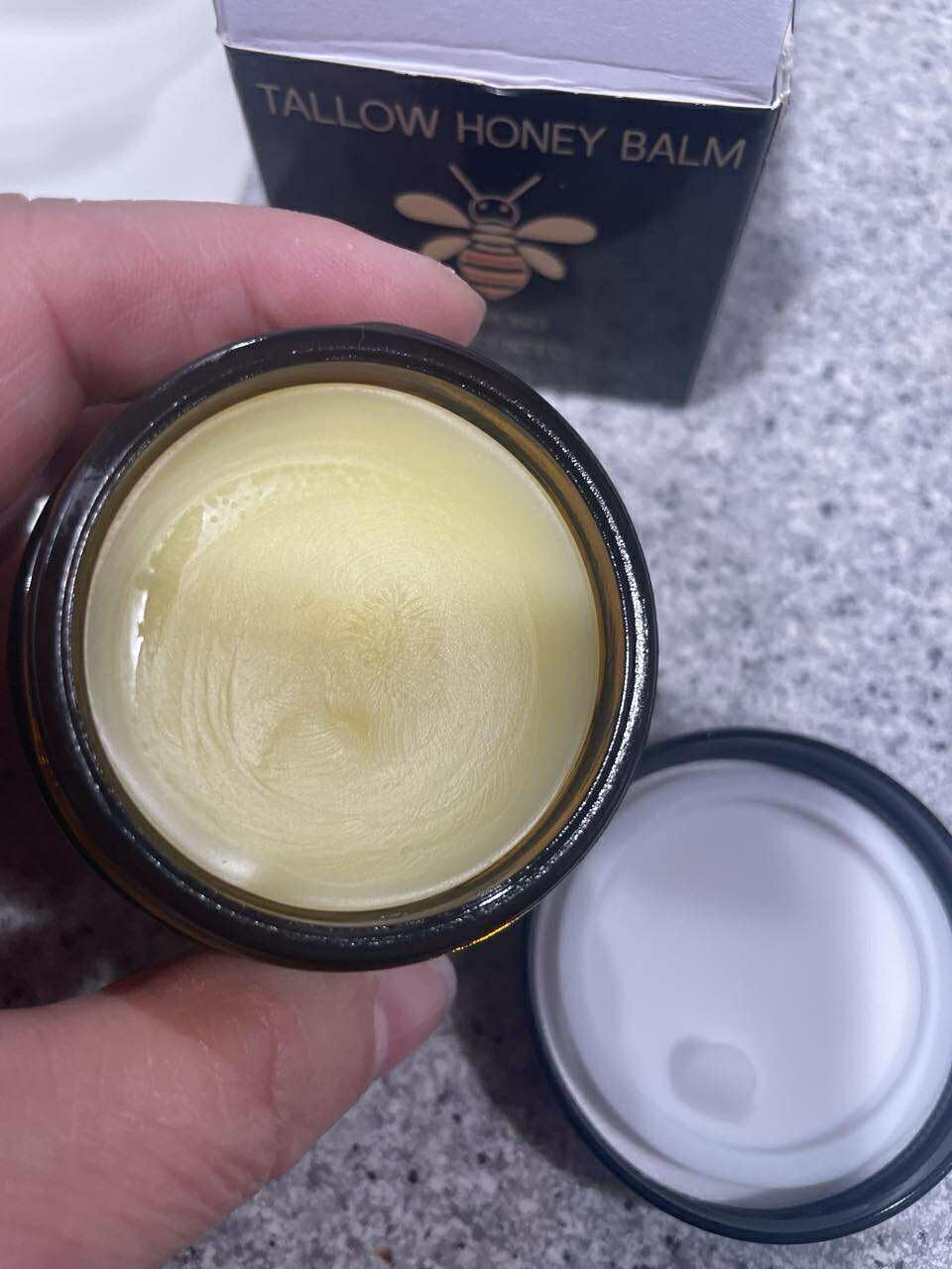 abablata Beef Tallow Balm for Skin, Face & Body Moisturizer, Whipped Tallow Honey Balm Cream with Raw Honey, Grass Fed Cow Beef Tallow, Natural Formula for Dry & Sensitive Skin, 2 oz