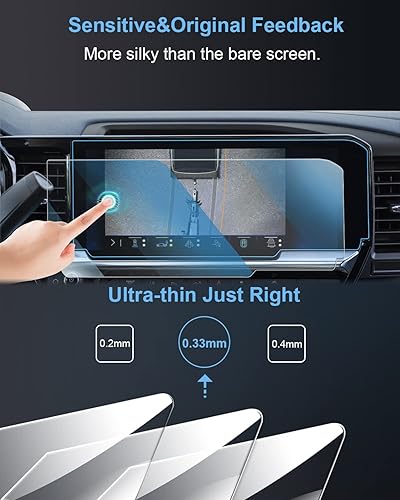 Miniatura 6 de Protector de pantalla de coche de 13.4 pulgadas (paquete de 2) para Silverado y Sierra 1500 y 2024 Chevy Chevrolet Silverado y GMC Sierra