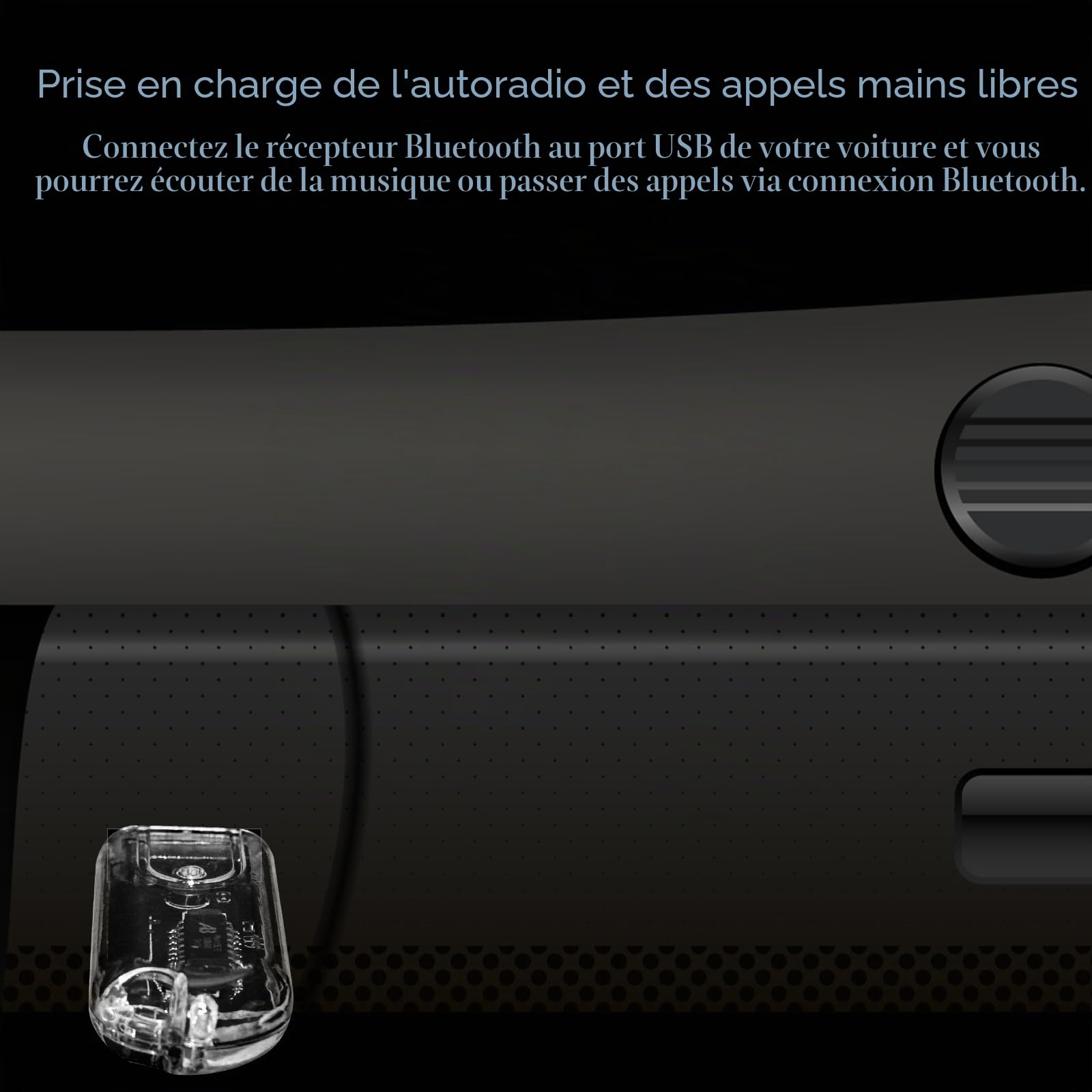 Adaptateur Bluetooth Audio 5.3 Récepteur Dongle USB Plug & Play HD pour Haut-Parleurs Chaîne Hi-Fi Voitures
