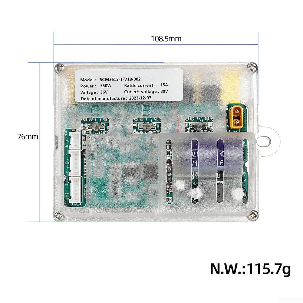 Kit de controlador de scooter eléctrico 48 V 1200 W aluminio (A)