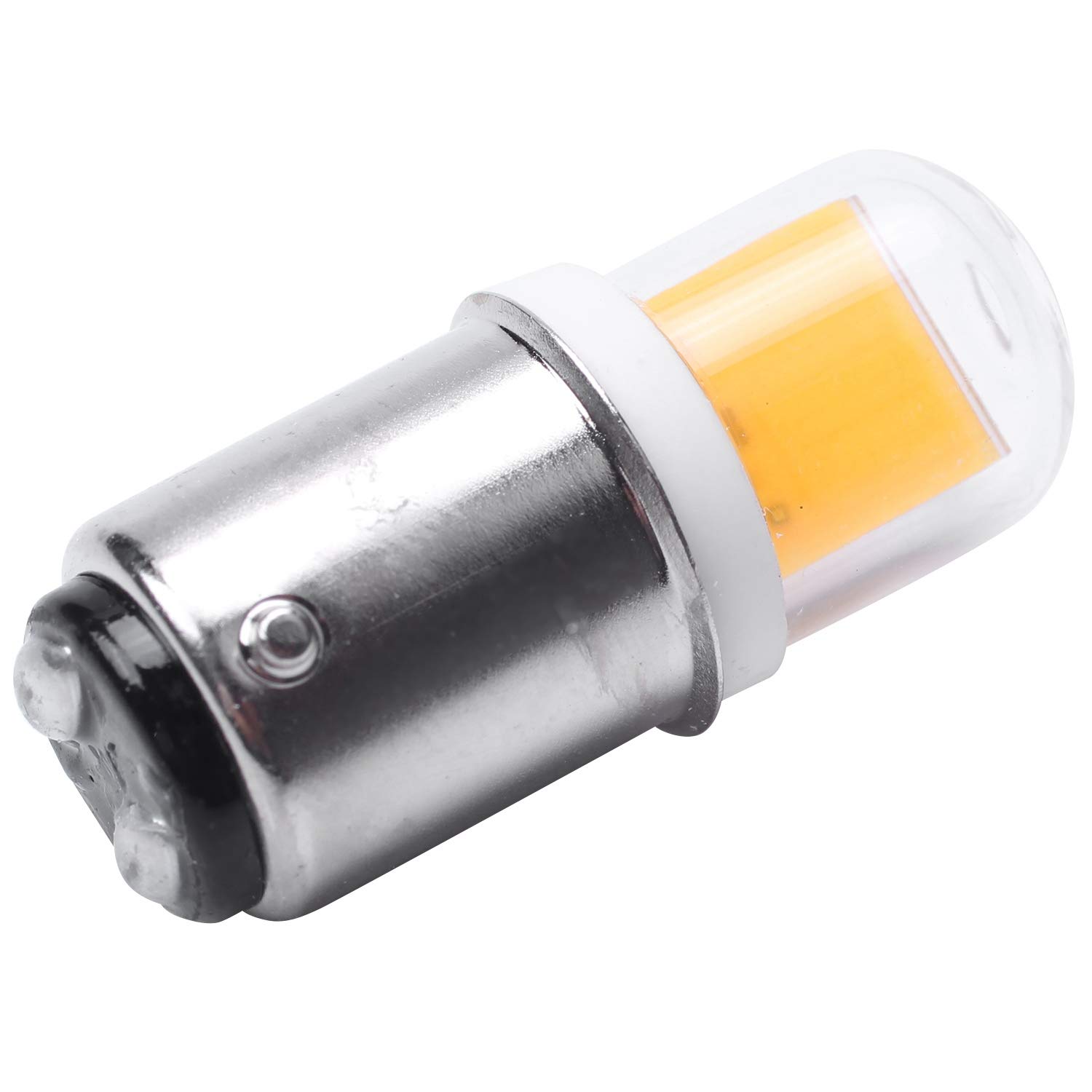 Ampoule LED BA15D 3W 110-220V – Blanc Chaud, 300 Lumens – COB 1511 – SODIAL
