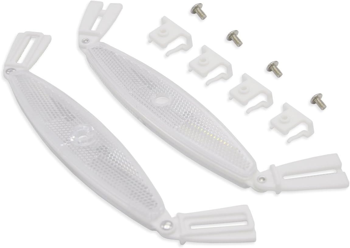 Labewin 1 Pair Bicycle Spoke Reflector Warning Light Bicycle Wheel Rim