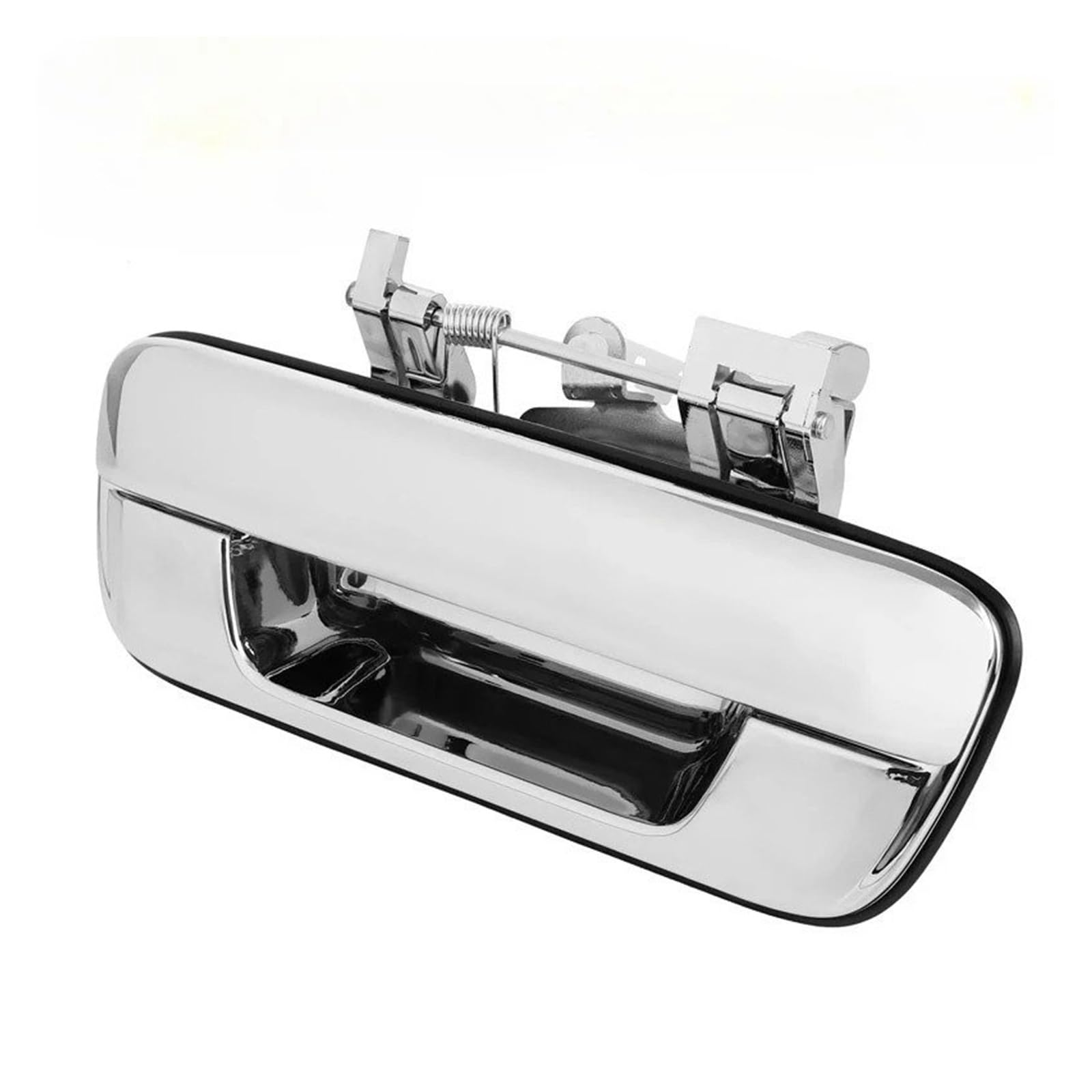 Pacsci Without Holes9731941 Car Outer Door Handle For Chevrolet For Colorado 2004-2014 For Gmc For Canyon 2004-2012 97319415 Chrome Black Car Rear Tailgate Trunk Handle(Without Holes9731941)