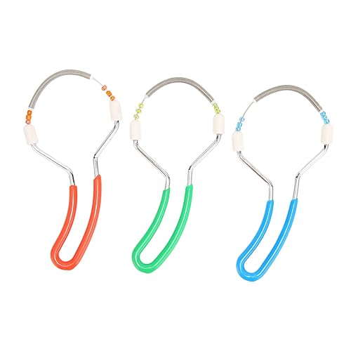 Removedor de pelo de resorte, resorte depilador manual, 3 piezas, herramienta de depilación manual portátil, depiladora de hilo de resorte para