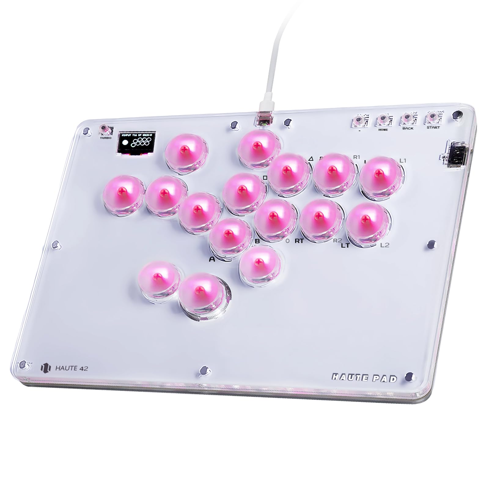 Arcade Controller Stick, Game Fighter Teclado Keypad T16 Street Fight Joystick RP2040 Board para PS3/PS4/Steam PC/NS Switch