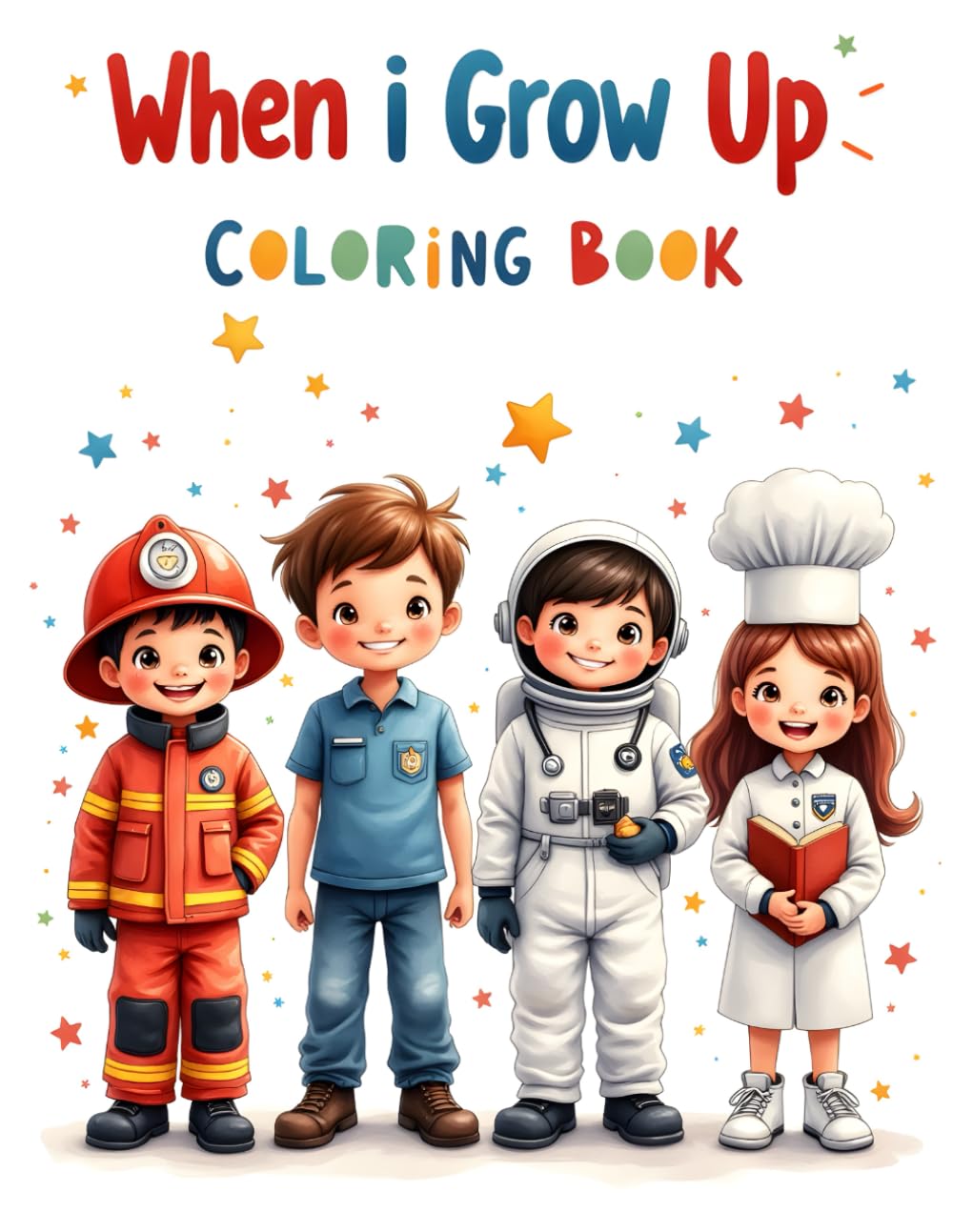 When I Grow Up – Jobs & Careers Coloring Book for Kids Ages 5–8