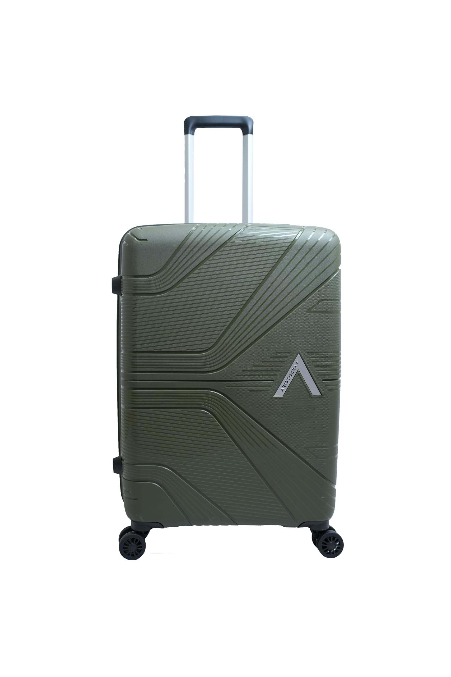 Aristocrat Trolley Bag 75 cm, Hardside PP Shell, Dual Wheels, Multi-Stage System, 10-Number Zipper, 7-Year Warranty (Ivory, Large)-image-16