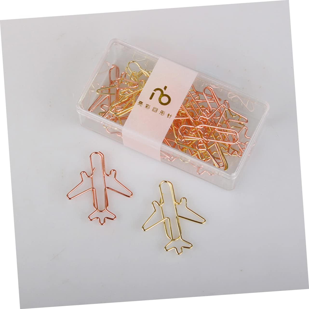 Operitacx 120stücke Flugzeugförmige Büroklammern Teiliges Bunte Lesezeichenclips Für Büro Schule Und Zuhause Robust Und Praktisch Für Notizen Fotos Und Dokumente