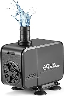Gesponserte Anzeige – SOUSLOW 45W Wasserpumpe 3000 L/H Aquarium Pumpe AC220-240 V Einstellbare Tauchwasserpumpe mit 2 Düse...