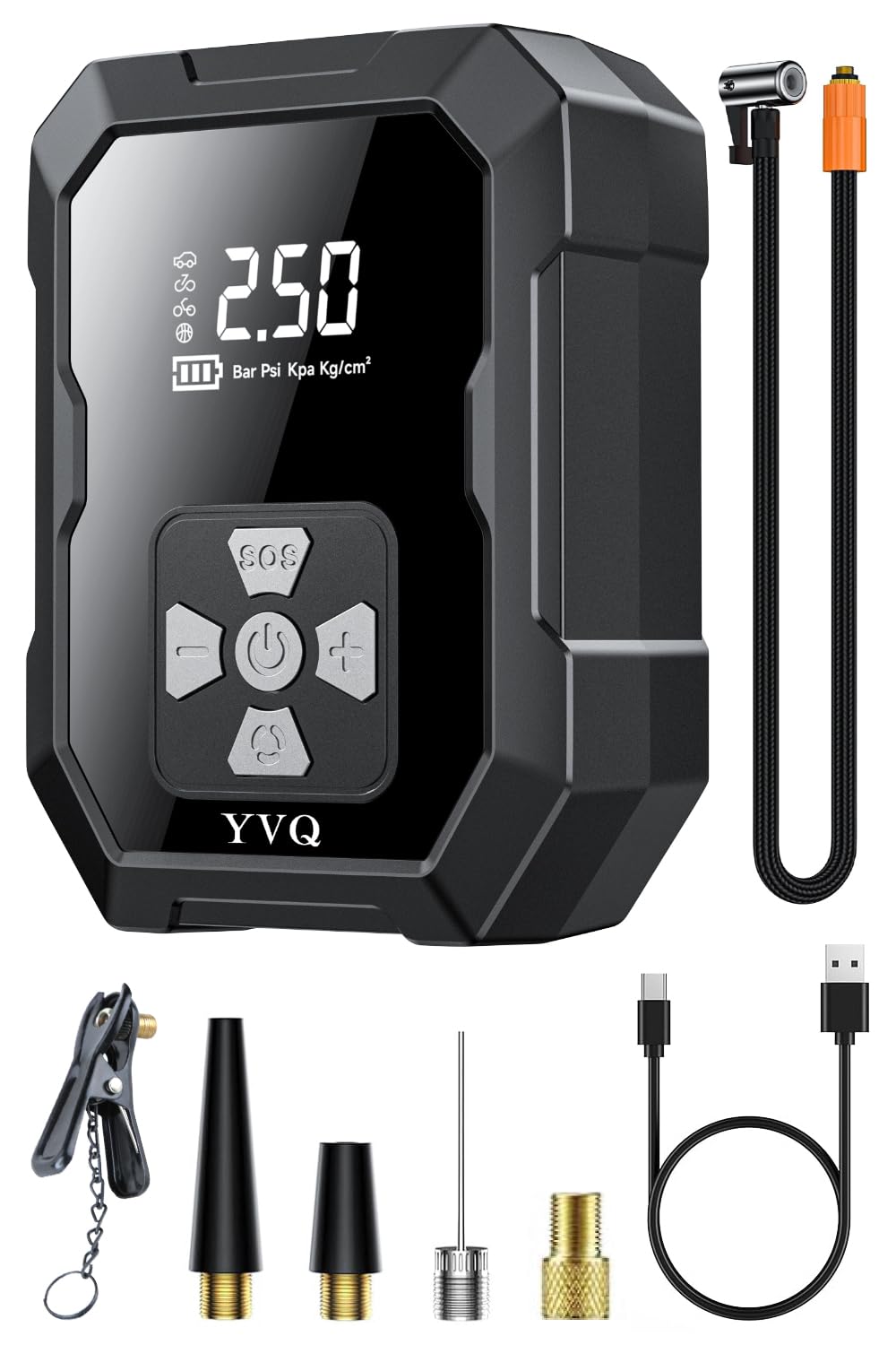 コードレス空気入れ 自転車 バイク 車 最大圧力150PSIコンパクト設計 Amazon.co.jp: 自転車 空気入れ 電動空気入れ バイク 車 仏/英/米式