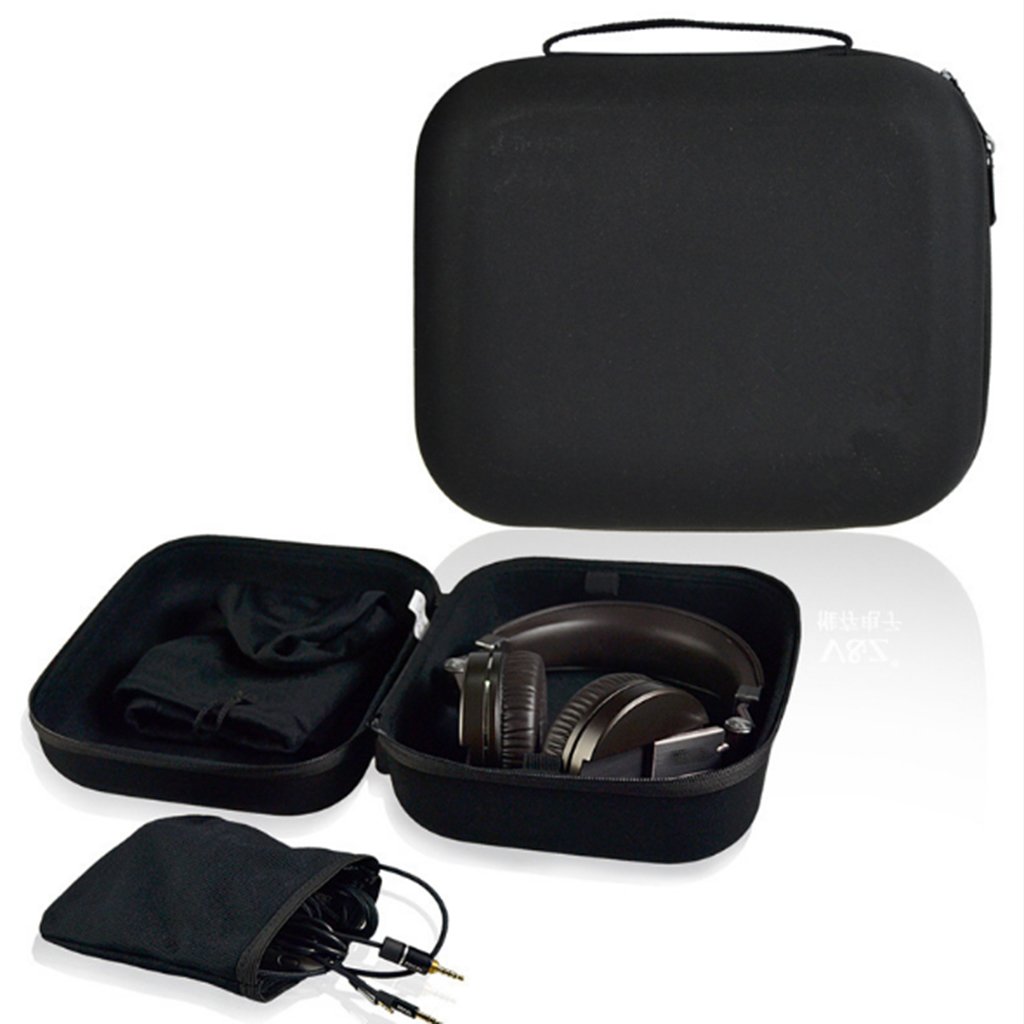 2 set di custodia rigida portatile in EVA per cuffie di grandi dimensioni