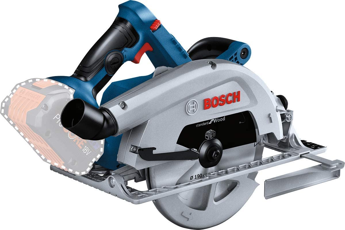 Bosch Professional Biturbo Sega Circolare A Batteria Gks 18V-68 C (Senza Batterie E Caricabatterie, Incl. 1 Lama, Guida Parallela)-image