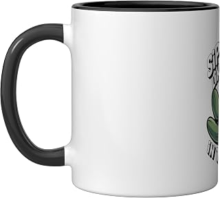 Sippin Like A Dad In The Desert Ceramic Mug, Black/White