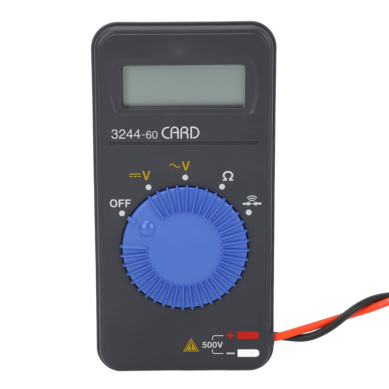 Multimetr cyfrowy Typ karty Przenośny smukły 41,99 MΩ 500 V AC DC woltomierz omomierz tester rezystancji napięcia dla elektryków techników inżynierów materiał ABS 80 x 116 x 17 mm