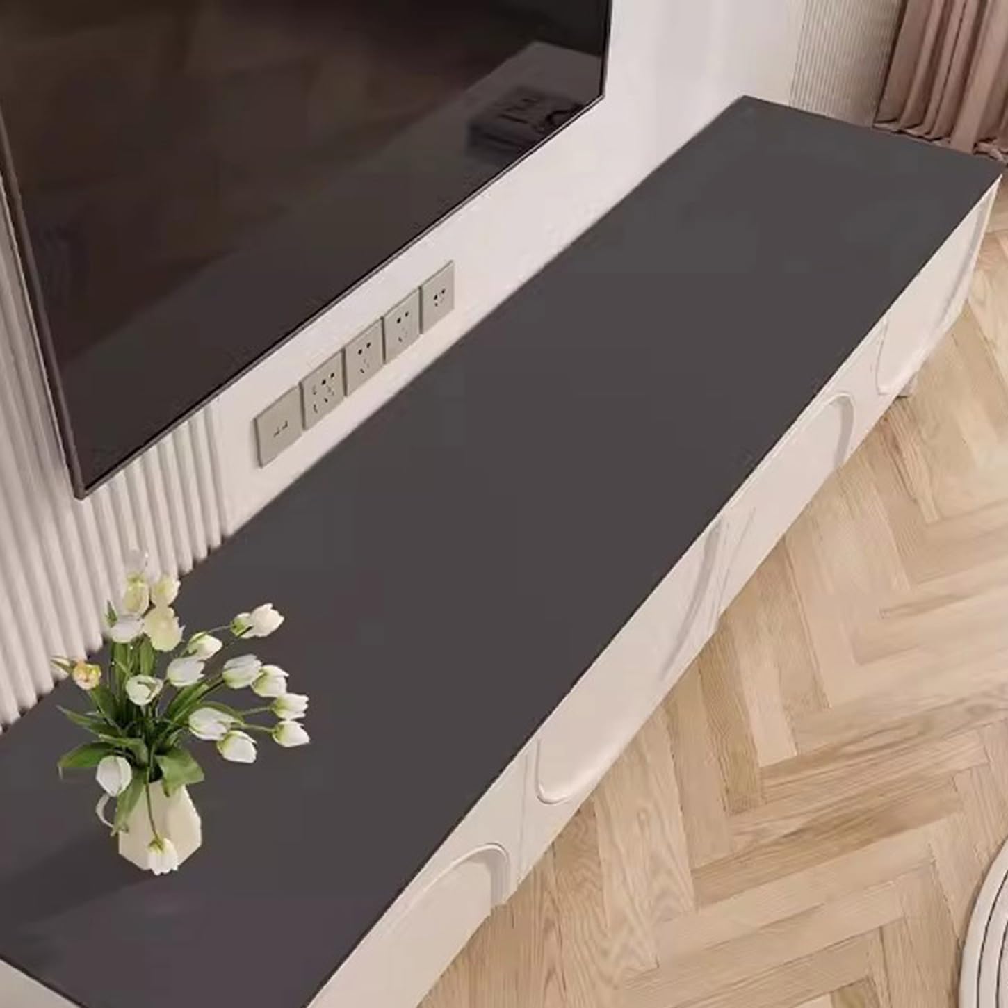 Zerbino impermeabile per davanzale della finestra, resistente, per soggiorno, casa, cucina, patio, ingresso (100 x 200 cm, verde