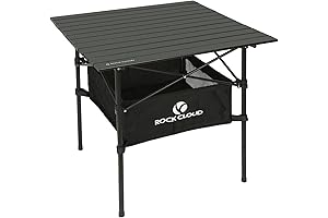 Rock Cloud Portable Camping Table, Lightweight & Foldable Aluminum Camp Table for Outdoor Adventures
