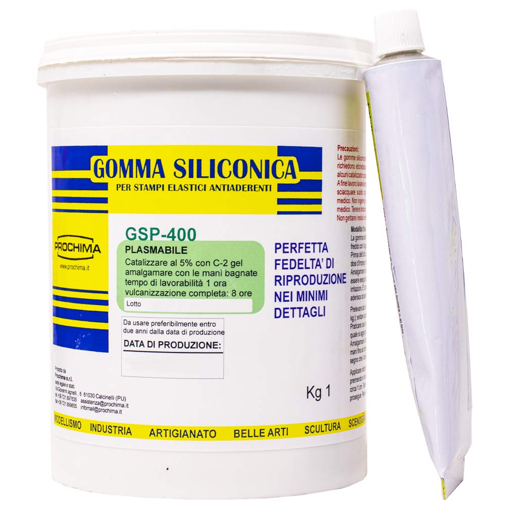 PROCHIMA GS733K1 Gomma Siliconiche Gsp-​400 con Cat, 1 kg