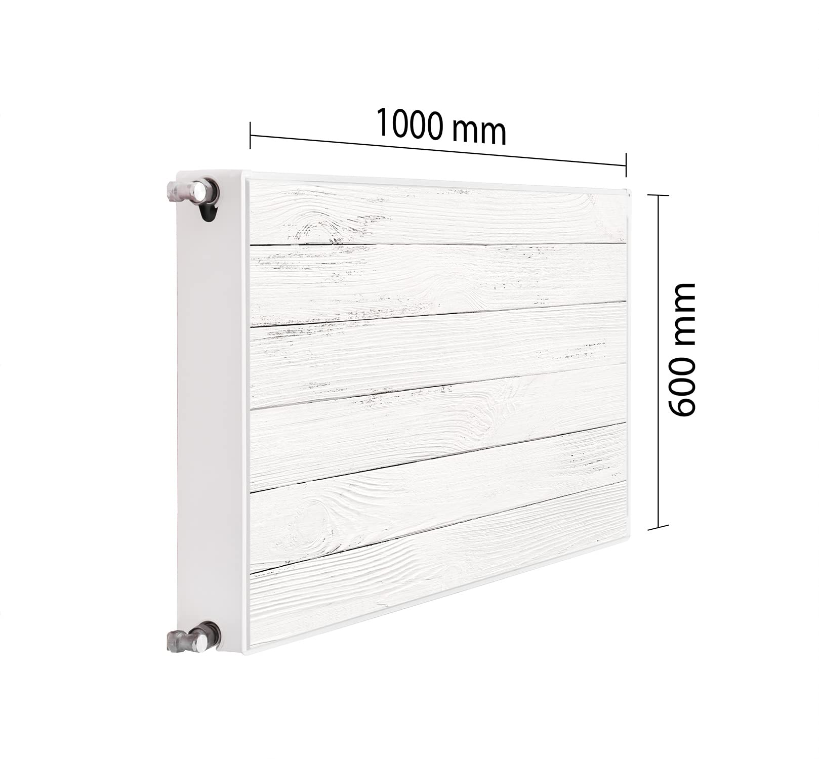 Magnet Heizkörperverkleidung Heizkörperabdeckung Heizung Schutz, 100x60 Motiv Holz