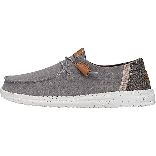 Hey Dude Women's Wendy Washed Canvas | Women’s Shoes | Women’s Lace Up Loafers | Comfortable & Light-Weight