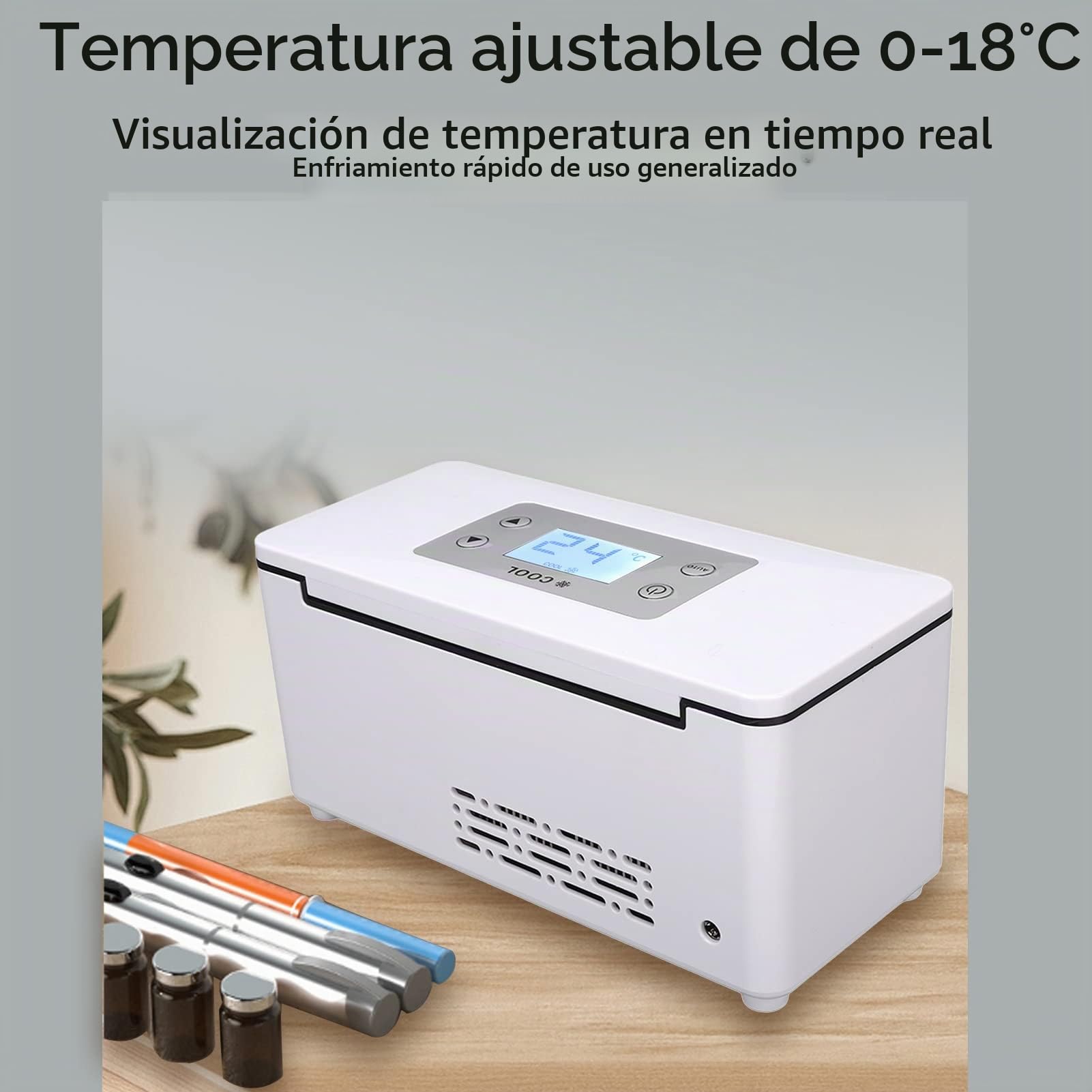 Caja De Refrigerador De Insulina Mini Medicina Portátil Caja De Refrigerador De Automóvil De Temperatura Constante Bolsa De Medicamentos Glucosa En Sangre Frío Diabetes Insulina Insulina Kit De Frío C