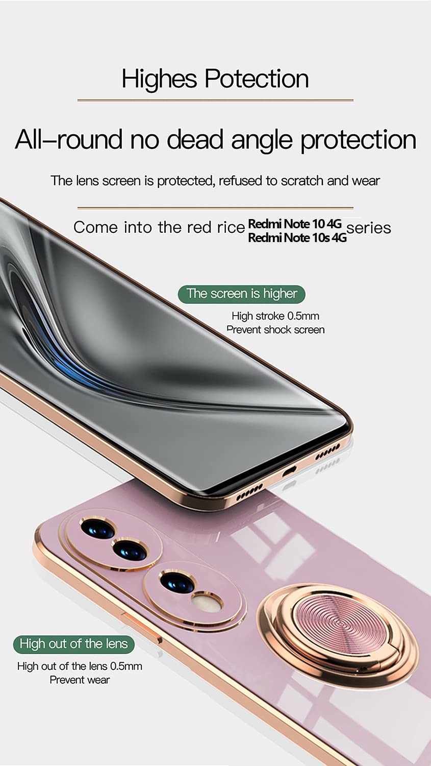 WEIOU TPU Sfumato Cover per Xiaomi Redmi Note 10 5G | Poco M3 Pro 5G Case, Custodia in Morbida Silicone TPU Anti-Graffio Antiurto Protettiva Shell Bumper (Rosa Verde